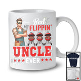 Personalized Best Flippin' Uncle, Happy Father's Day Grill BBQ Uncle Custom Name, Family T-Shirt