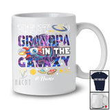 Personalized Best Grandpa In Galaxy; Lovely Father's Day Birthday Custom Name Grandpa Family T-Shirt