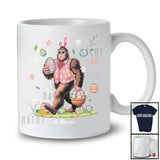 Personalized Bigfoot Bunny Stolen Eggs; Humorous Easter Custom Name Bigfoot; Egg Hunting Family T-Shirt
