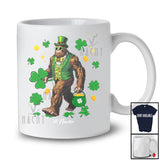Personalized Bigfoot Leprechaun Stolen Shamrock; Amazing St. Patrick's Day Custom Name Family T-Shirt