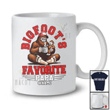 Personalized Bigfoot's Favorite Papa; Awesome Father's Day Bigfoot Lover; Custom Name Family T-Shirt