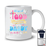 Personalized Blessed By God Spoiled Daddy Protected; Proud Father's Day Custom Name Family T-Shirt