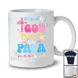 Personalized Blessed By God Spoiled Papa Protected; Proud Father's Day Custom Name Family T-Shirt