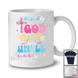 Personalized Blessed By God Spoiled Uncle Protected; Proud Father's Day Custom Name Family T-Shirt