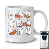 Personalized Boo Activities; Joyful Halloween Custom Name Boo Ghost Playing Piano; Family T-Shirt