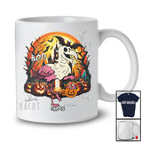 Personalized Custom Name Boo; Humorous Halloween Boo Ghost Costume Flamingo Pumpkin Candy T-Shirt