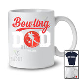 Personalized Bowling Dad; Amusing Father's Day Custom Name Dad Bowling Son Player; Family T-Shirt