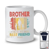 Personalized Brother Is My Best Friend; Lovely Father's Day Brother Sister; Custom Name Family T-Shirt