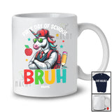 Personalized Bruh First Day Of School; Joyful Back To School Custom Name Unicorn Student Teacher T-Shirt