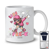 Personalized Bruh I'm In Pre-K; Amusing Back To School Custom Name Dabbing Girl Students T-Shirt