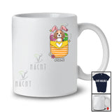 Personalized Bunny Beagle Egg In Pocket; Amazing Easter Eggs Hunt; Custom Name Family T-Shirt