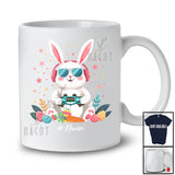 Personalized Bunny Gaming; Lovely Easter Egg Hunt Game Controller; Custom Name Gamer T-Shirt