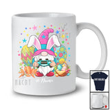 Personalized Bunny Gnome Gaming; Lovely Easter Eggs Game Controller; Custom Name Gamer T-Shirt