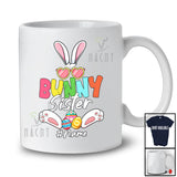 Personalized Bunny Sister; Adorable Easter Bunny Sunglasses; Custom Name Sister Family T-Shirt