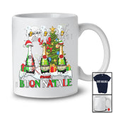 Personalized Buon Natale; Joyful Christmas Custom Name Italian Champagne of Glasses; Drunker Drinking T-Shirt