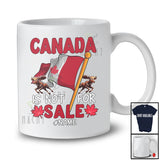 Personalized Canada Is Not For Sale; Proud Canada Flag Matching Custom Name Canadian Family T-Shirt