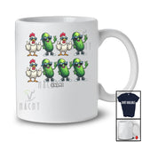 Personalized Chicken Pickle Sunglasses; Humorous Summer Birthday Custom Name Vegan Farmer T-Shirt