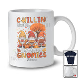Personalized Chillin With 5th Grade Gnomies; Joyful Thanksgiving Custom Name Teacher Gnomes T-Shirt