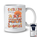 Personalized Chillin With Pre-K Gnomies; Joyful Thanksgiving Custom Name Teacher Gnomes T-Shirt