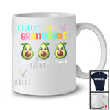 Personalized Chillin' With My Grandsons; Lovely Three Avocado Custom Name; Vegetables Lover T-Shirt