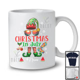 Personalized Christmas In July, Lovely Custom Name ELF Summer Vacation, Hawaiian Proud T-Shirt