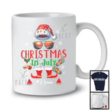Personalized Christmas In July, Lovely Custom Name Santa Summer Vacation, Hawaiian Proud T-Shirt