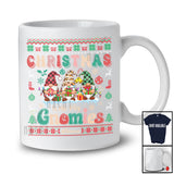 Personalized Christmas With My Gnomies; Amazing Custom Name Sweater 3 Leopard Plaid Gnomes T-Shirt