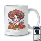 Personalized Cinco De Mayo; Adorable Custom Name Mexican Girl Sombrero; Mexico Family T-Shirt