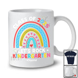 Personalized Class Of 2025 Rock Kindergarten; Joyful Back To School Rainbow; Custom Name Students T-Shirt