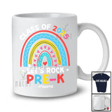 Personalized Class Of 2025 Rock Pre-K; Joyful Back To School Rainbow; Custom Name Students T-Shirt
