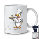 Personalized Cooking Duck Chef Cook; Lovely Custom Name Lunch Lady Chef Farmer T-Shirt