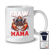 Personalized Craw Mama; Humorous Mother's Day Crawfish Mama; Custom Name Family T-Shirt