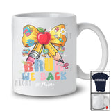 Personalized Custom Bruh We Back; Lovely Back To School Coquette Pencil; Students Teachers T-Shirt