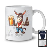 Personalized Custom German Donkey Drinking Beer; Joyful Festival Oktoberfest; Drunker Team T-Shirt