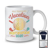 Personalized Custom Golf Team Name Vacation, Cool Vintage Summer Golf, Sport Trip 2025 T-Shirt