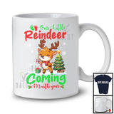 Personalized Custom Month Year Our Little Reindeer Coming, Lovely Christmas Tree Snow T-Shirt