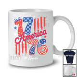 Personalized Custom Name 1776 America; Amusing 4th of July American Flag Patriotic T-Shirt