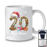 Personalized Custom Name 20th Birthday; Awesome Christmas Santa; Family X-mas Group T-Shirt