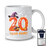 Personalized Custom Name 20th Birthday; Scary Carved Pumpkin Halloween; Family Group T-Shirt