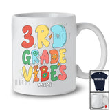Personalized Custom Name 3rd Grade Vibes; Joyful First Day Of School 3rd Grade Students T-Shirt