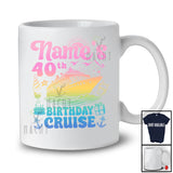 Personalized Custom Name 40th Birthday Cruise; Joyful Cruise Ship Lover; Family Group.png T-Shirt