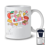 Personalized Custom Name 4th Grade; Lovely First Day Of School Tools Coffee; Students Teacher T-Shirt