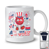 Personalized Custom Name 4th Of July Bocce Ball USA Flag; Joyful Custom Name Player; Patriotic T-Shirt