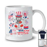 Personalized Custom Name 4th Of July Disc Golf USA Flag; Joyful Custom Name Player; Patriotic T-Shirt