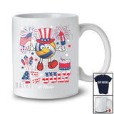 Personalized Custom Name 4th Of July Volleyball USA Flag; Joyful Custom Name Player; Patriotic T-Shirt