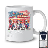 Personalized Custom Name 4th Of July; Lovely US Flag Beagle Owner; Patriotic T-Shirt