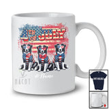 Personalized Custom Name 4th Of July; Lovely US Flag Border Collie Owner; Patriotic T-Shirt
