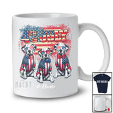 Personalized Custom Name 4th Of July; Lovely US Flag Dalmatian Owner; Patriotic T-Shirt