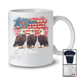 Personalized Custom Name 4th Of July; Lovely US Flag Eagle Owner; Patriotic T-Shirt