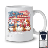 Personalized Custom Name 4th Of July; Lovely US Flag Guinea Pig Owner; Patriotic T-Shirt